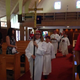 #BandsForBron supporters at Holy Spirit Episcopalian Church in West Palm Beach, Fla., during services June 29.
Twitter screenshot
